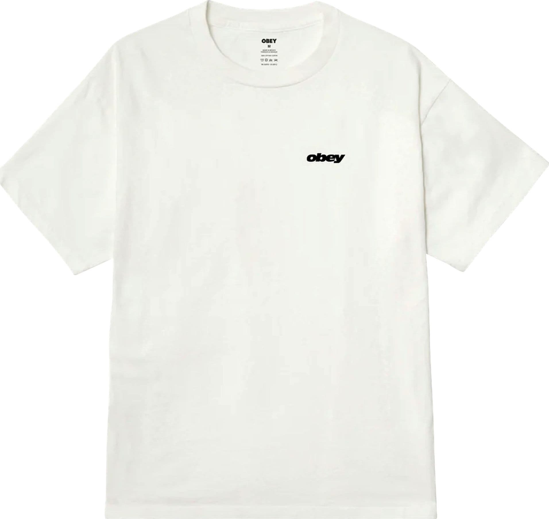 OBEY t-shirt obey bounce tee - pigment vintage white - 2