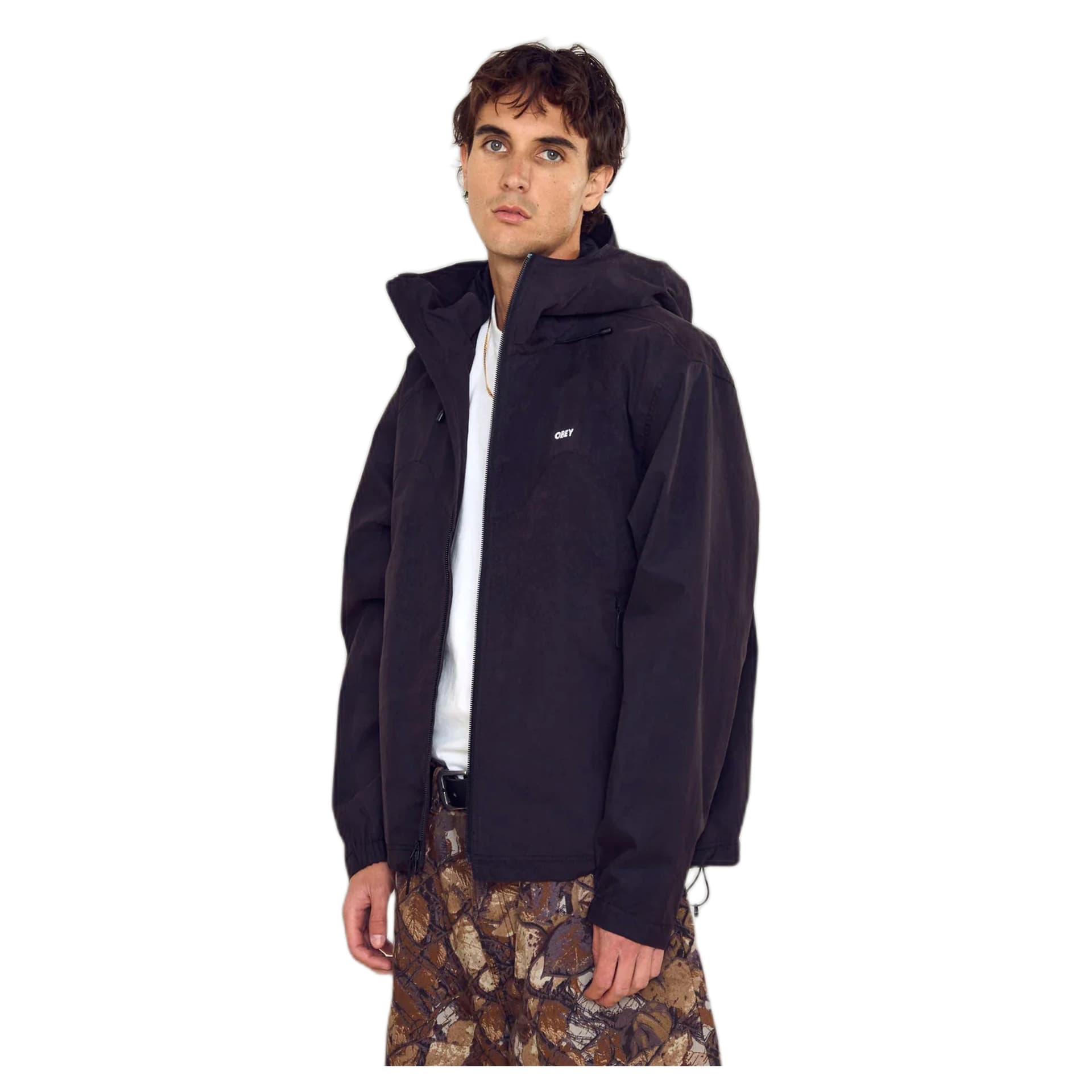 OBEY giacca obey sota shell jacket - black - 3