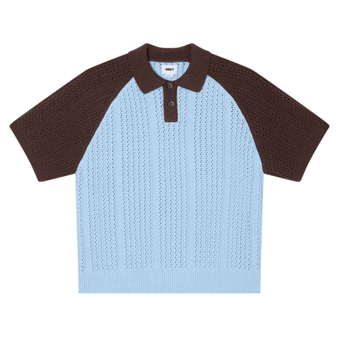 OBEY polo obey abel polo sweater - skyway multi - 3