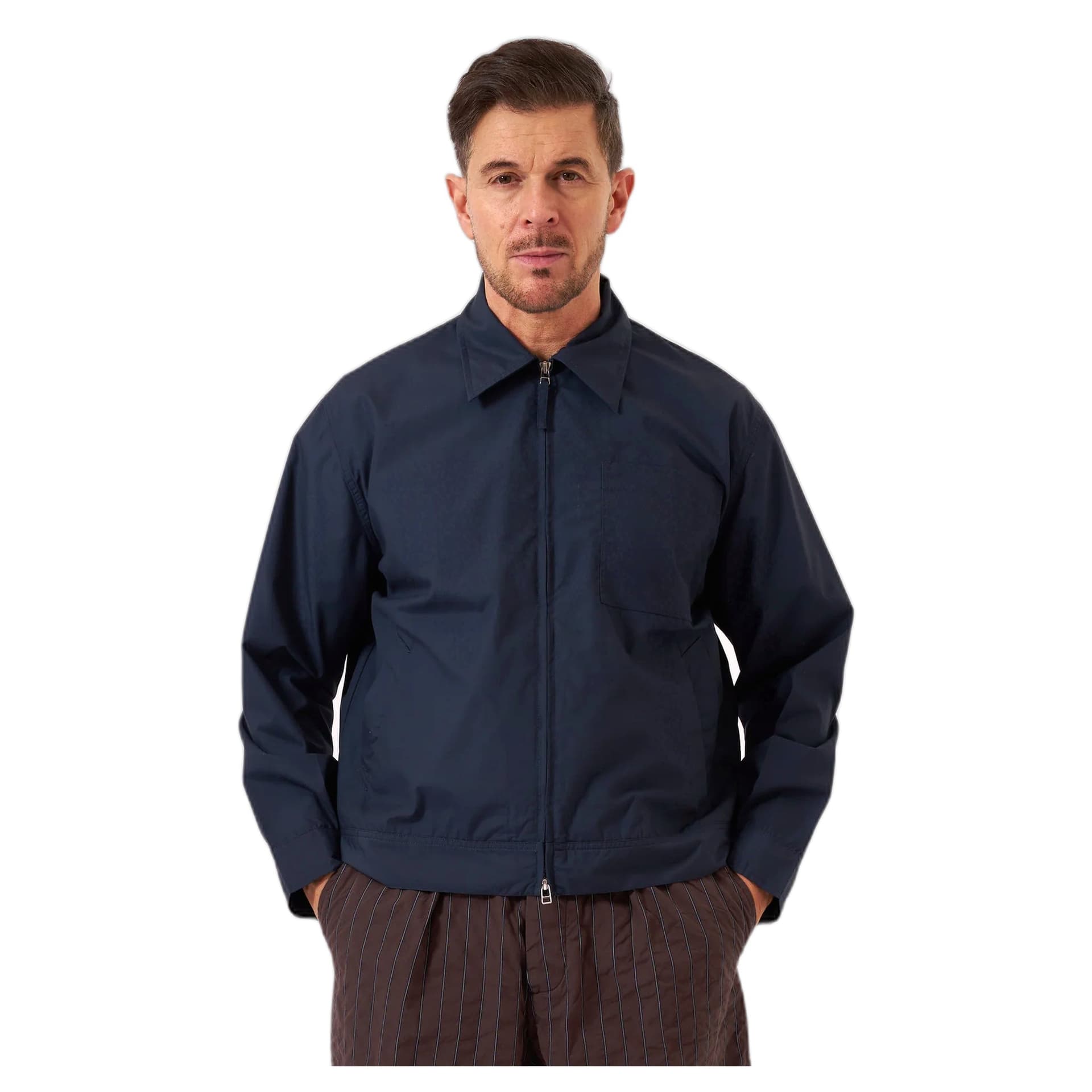 UNIVERSAL WORKS giacca universal works rose bowl jacket recycled poly tech - navy - 2