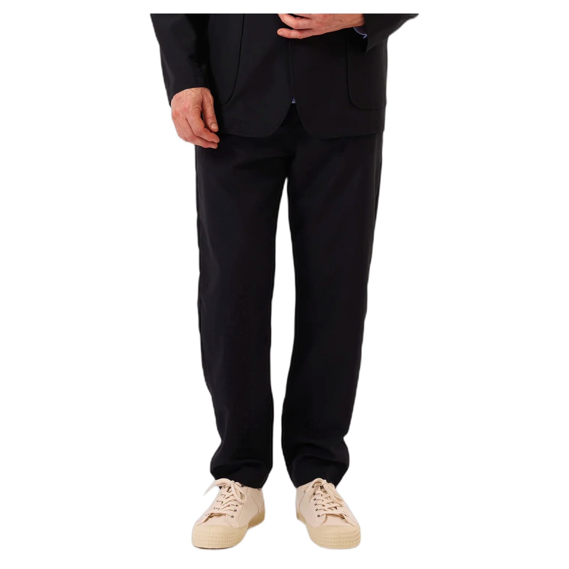 UNIVERSAL WORKS pantaloni universal works military chino tropical suiting - black - 2