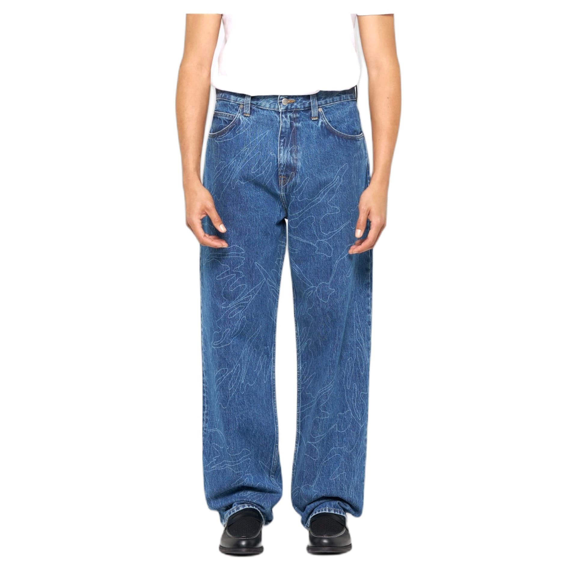 EDWIN jeans edwin shizuku matrix pant - aol mid stone wash - 2