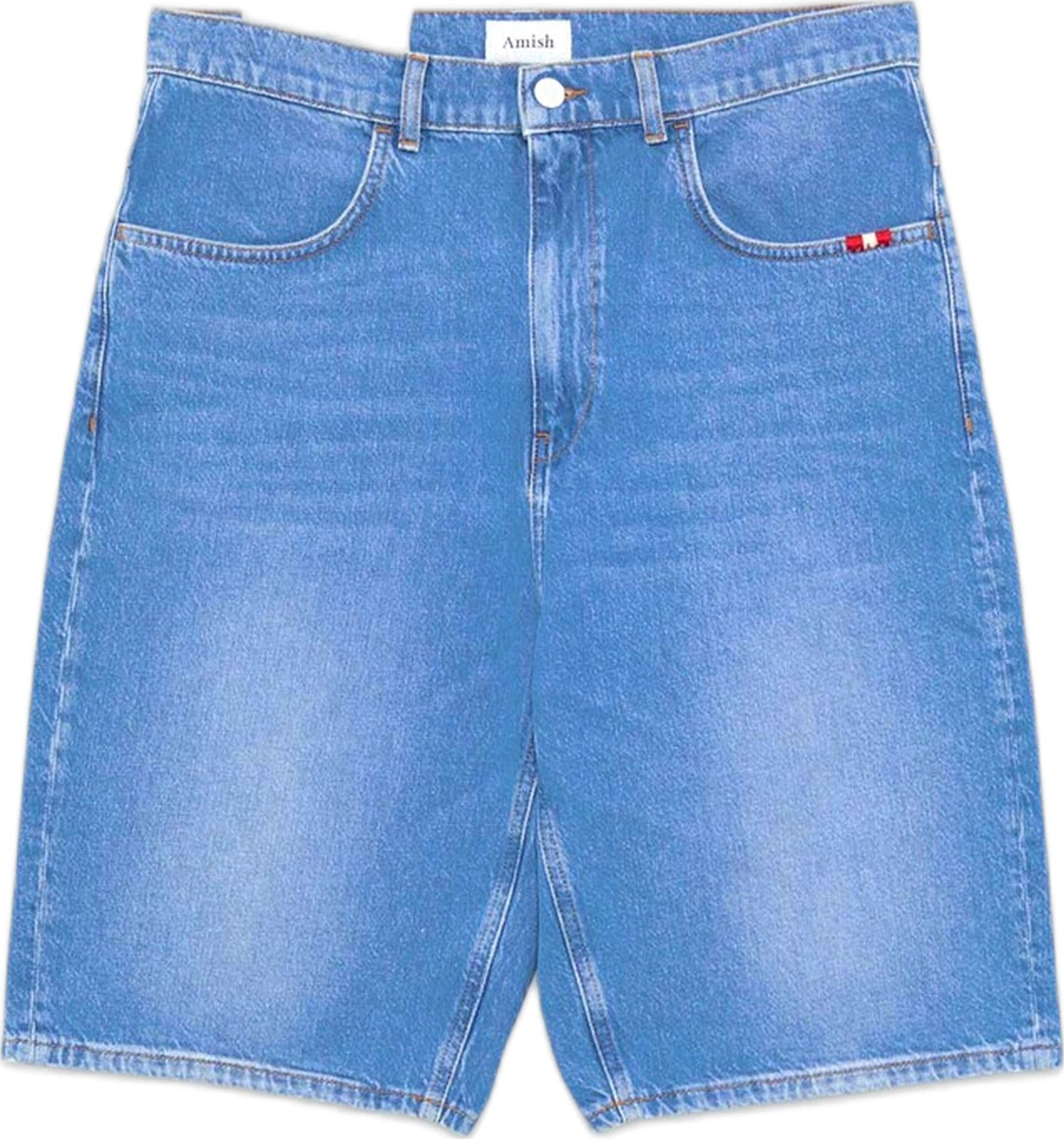 AMISH bermuda amish tommy denim - light denim - 3