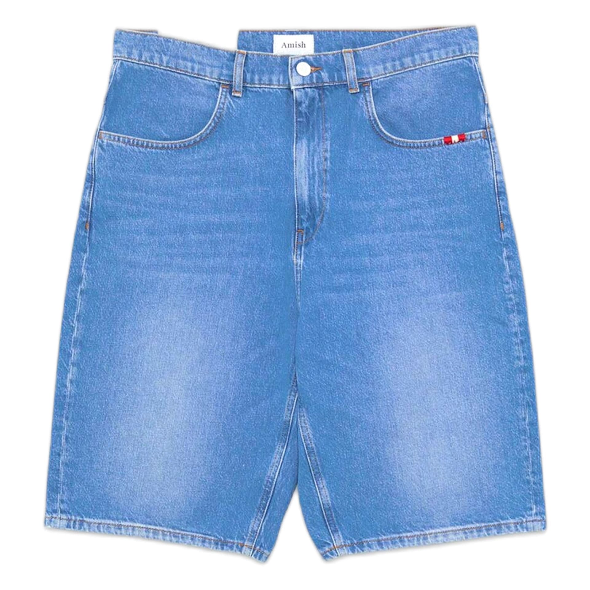 AMISH bermuda amish tommy denim - light denim - 3