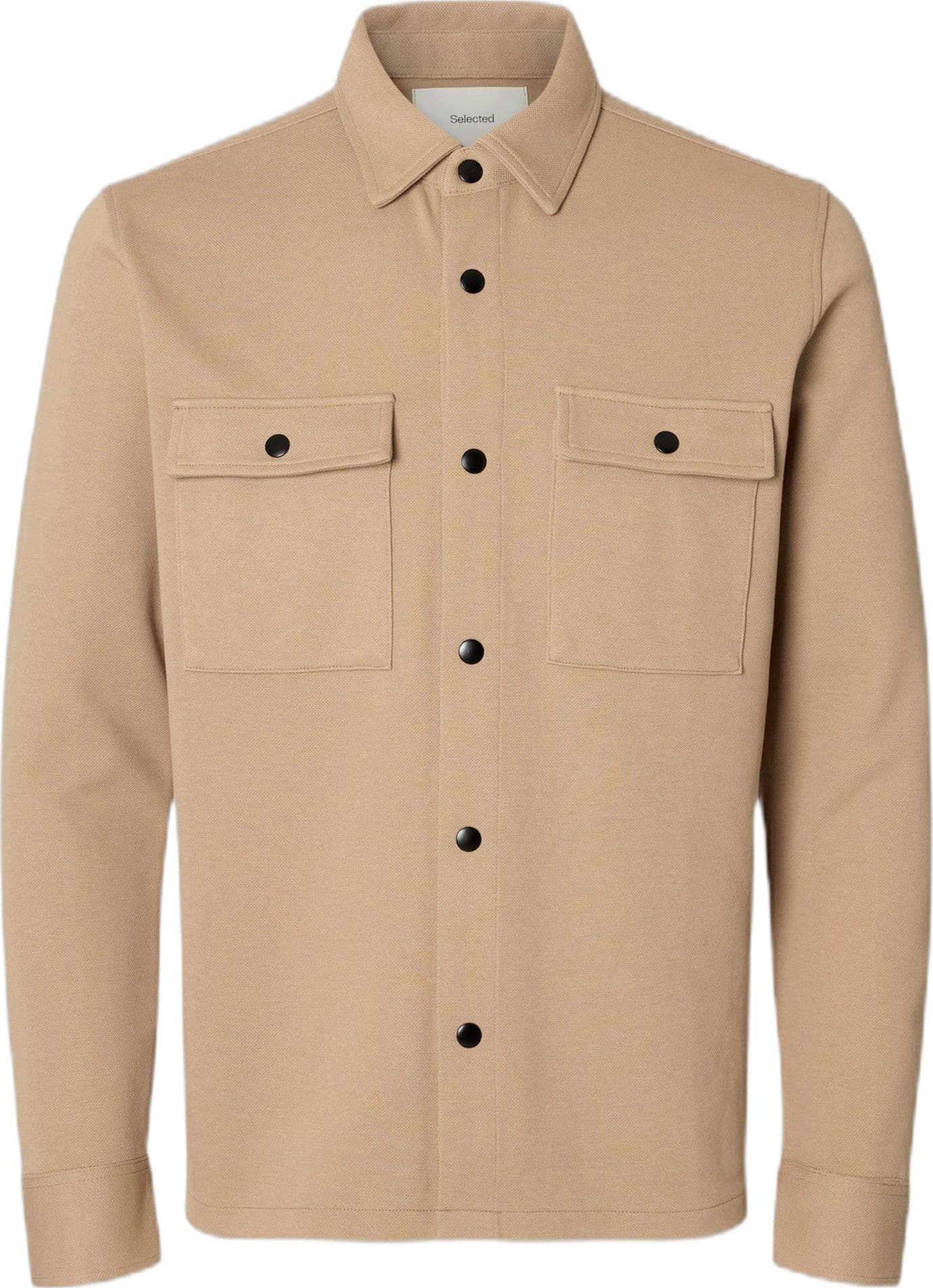 SELECTED HOMME camicia selected homme jackie sweat jacket - marrone - 7