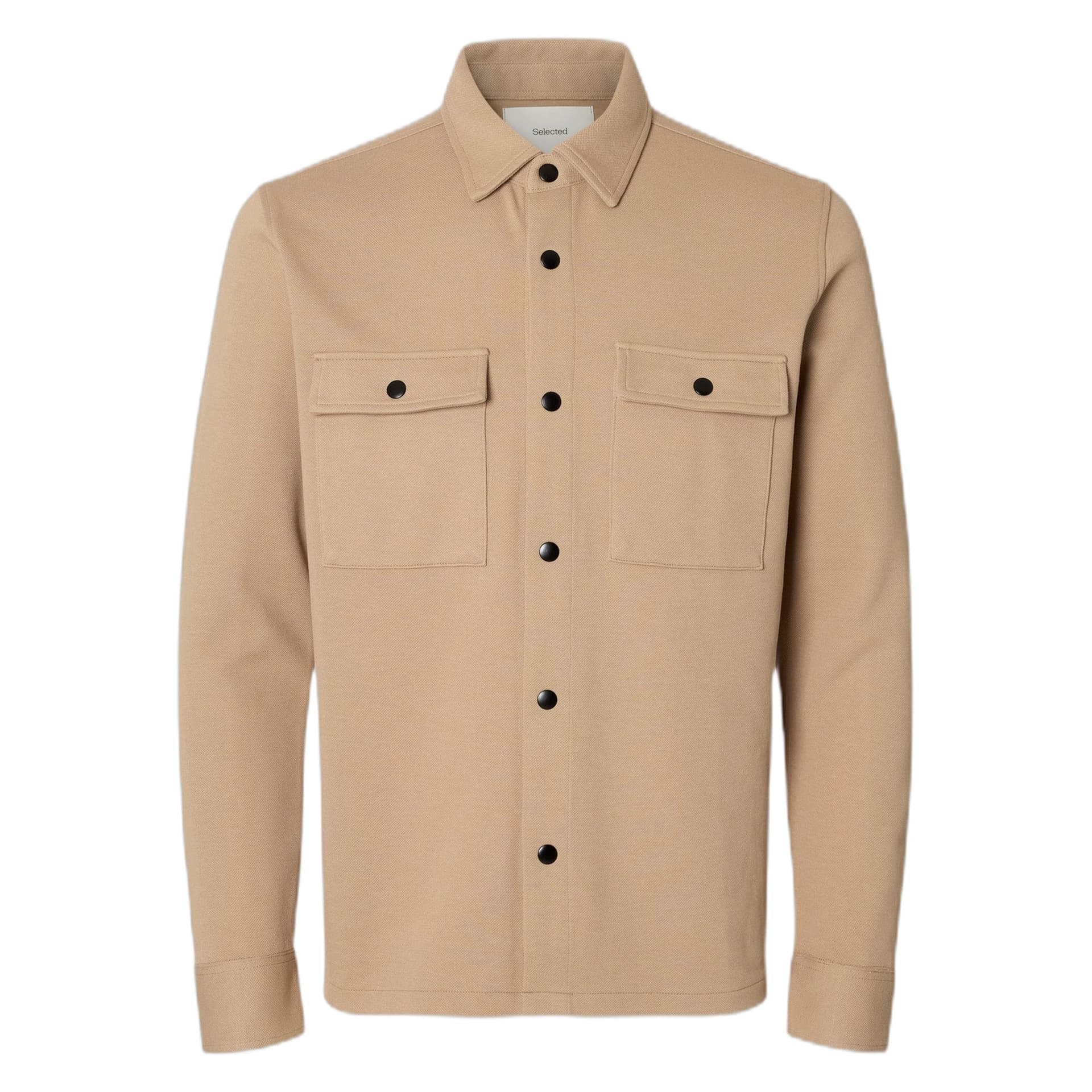 SELECTED HOMME camicia selected homme jackie sweat jacket - marrone - 7