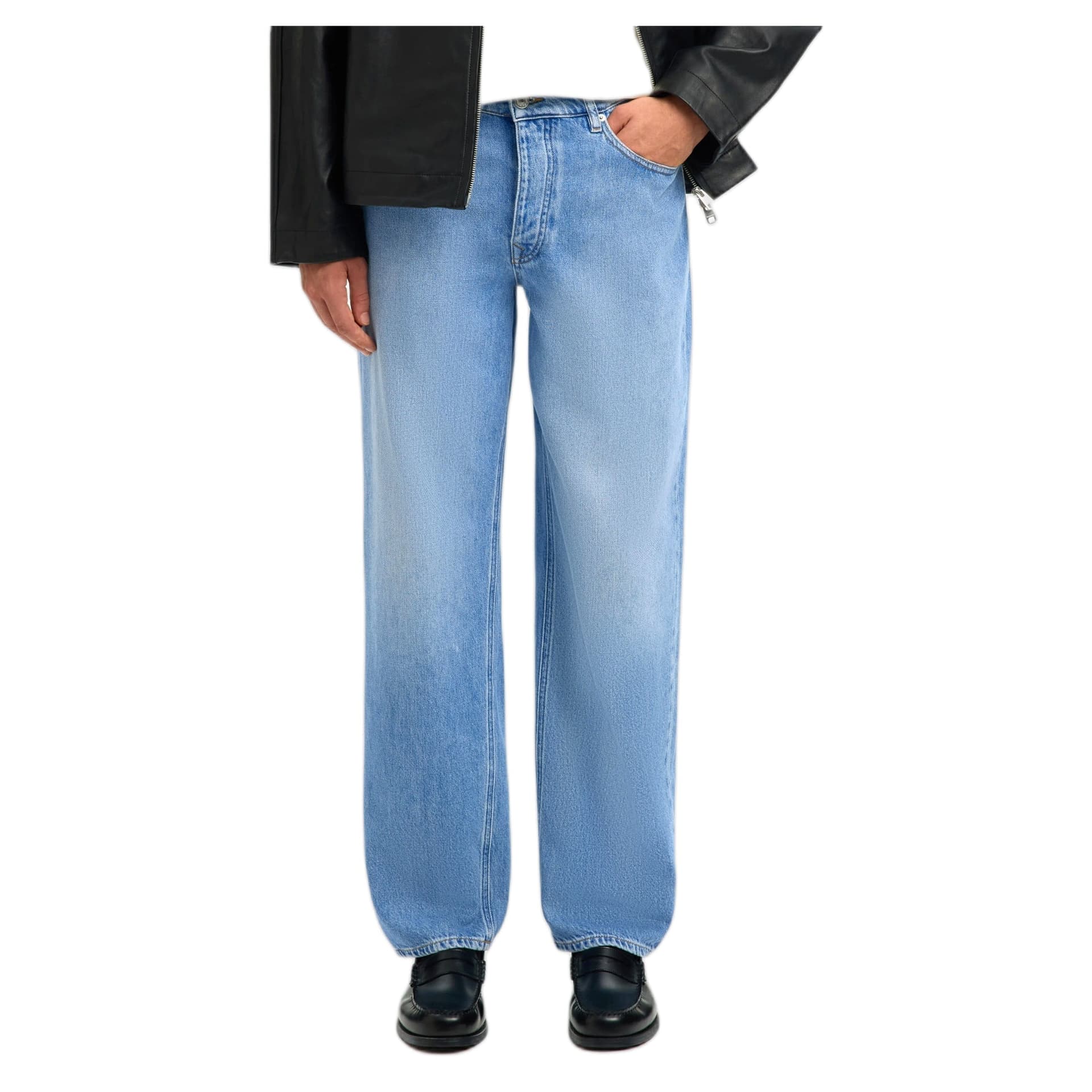 SELECTED HOMME jeans selected homme 220 loose ben kori jeans - light blue denim - 3