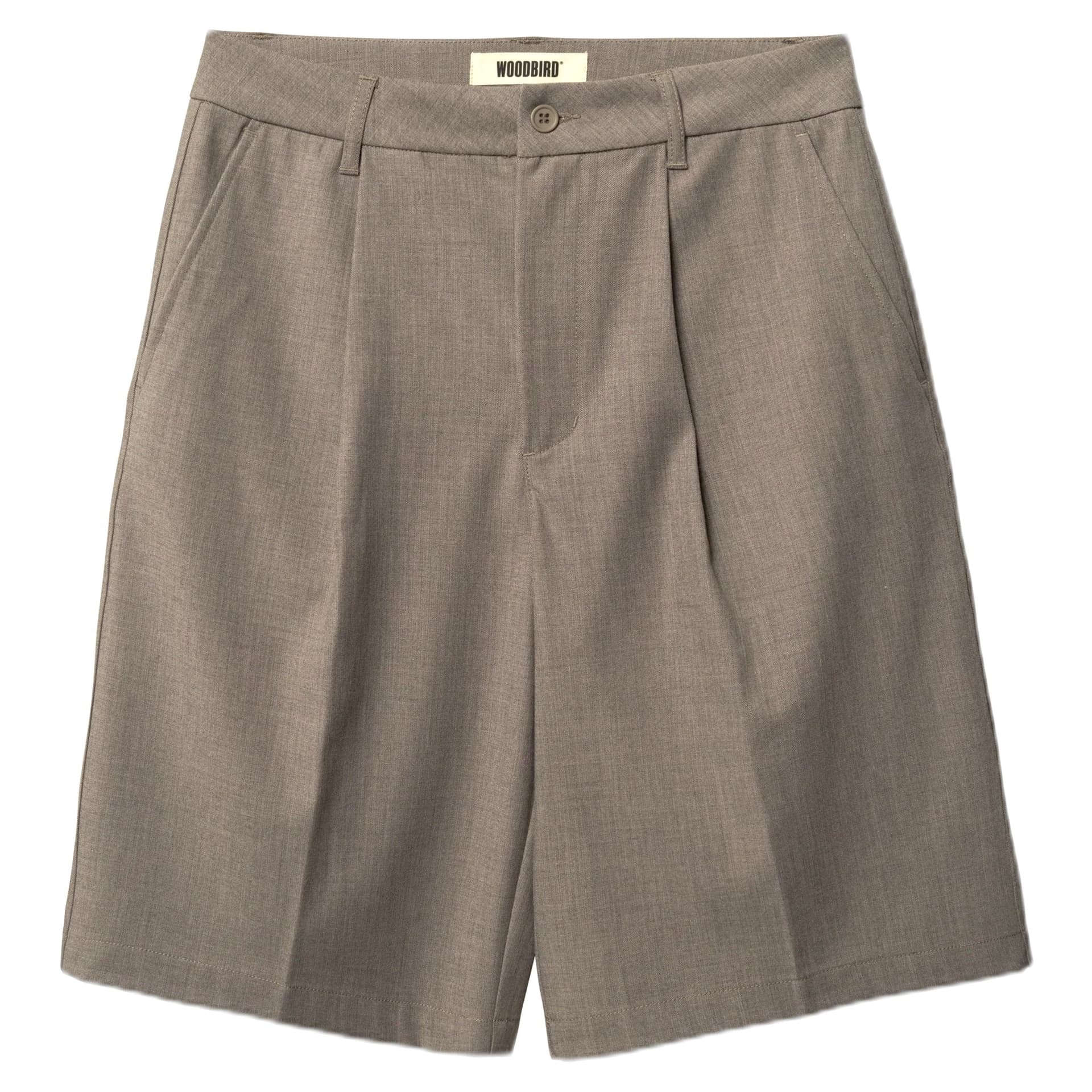 WOODBIRD bermuda woodbird wbbin guan shorts - sand melange - 6