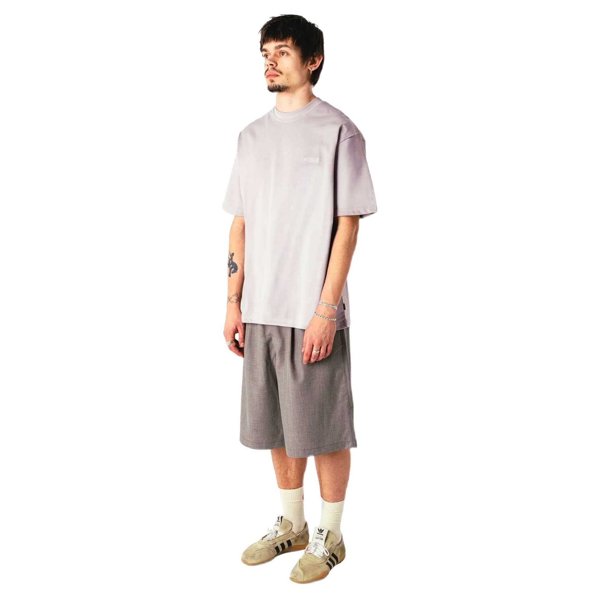 WOODBIRD bermuda woodbird wbbin guan shorts - sand melange - 4
