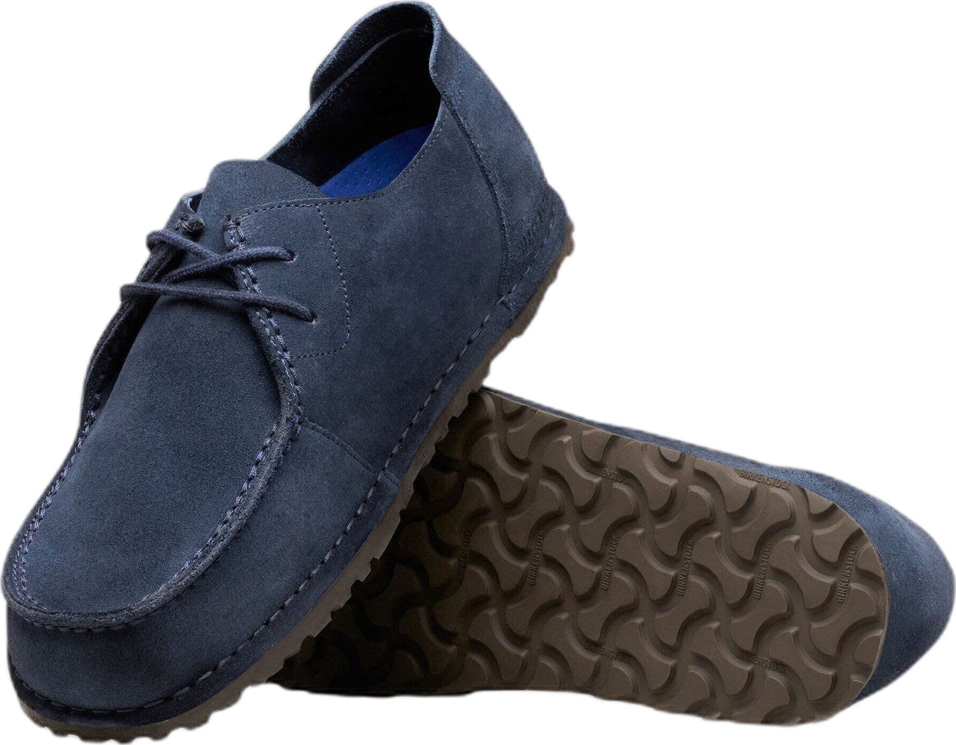 BIRKENSTOCK scarpe birkenstock utti lace suede leather - new navy - 3