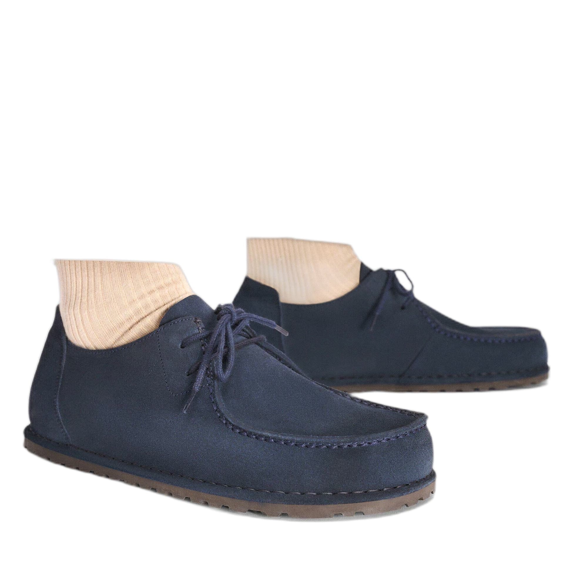 BIRKENSTOCK scarpe birkenstock utti lace suede leather - new navy - 7