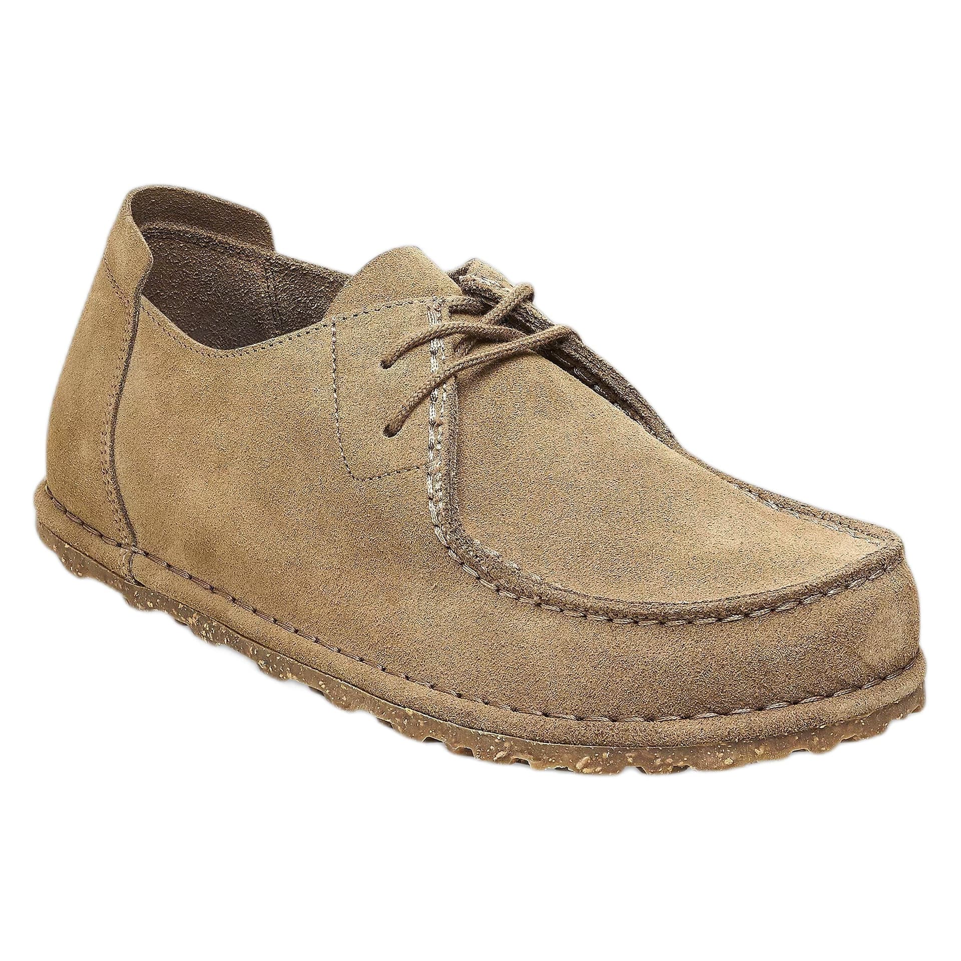 BIRKENSTOCK scarpe birkenstock utti lace suede leather - gray taupe - 7