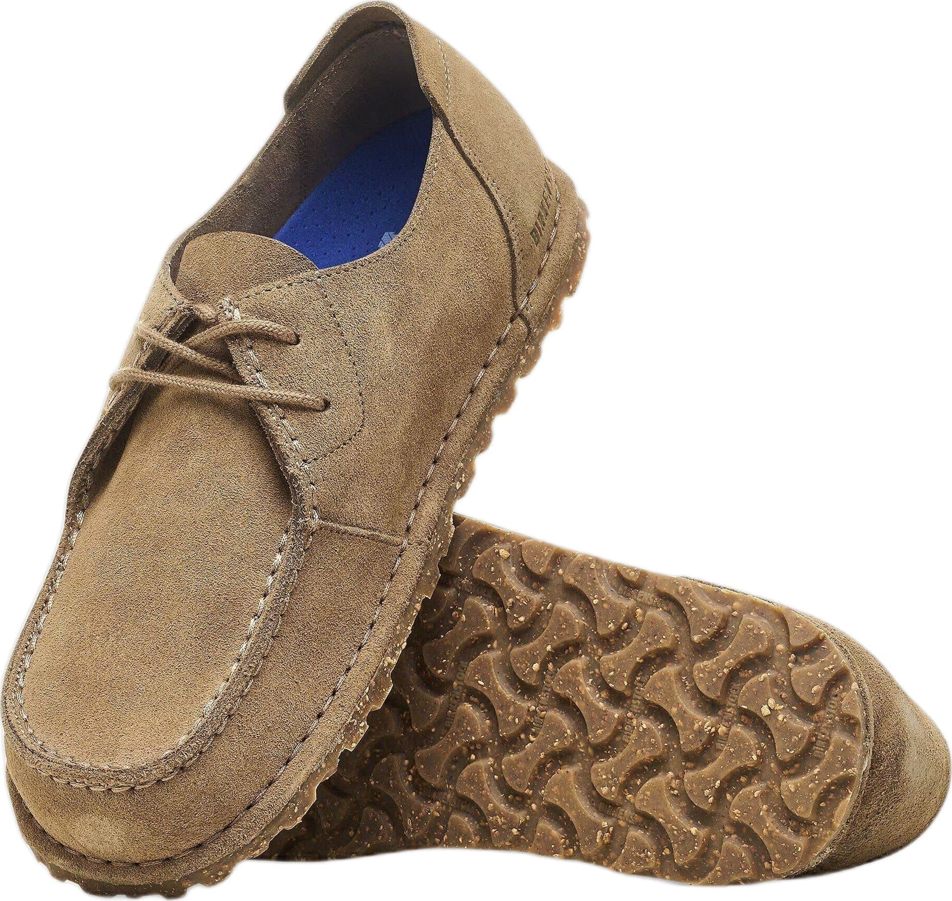 BIRKENSTOCK scarpe birkenstock utti lace suede leather - gray taupe - 4