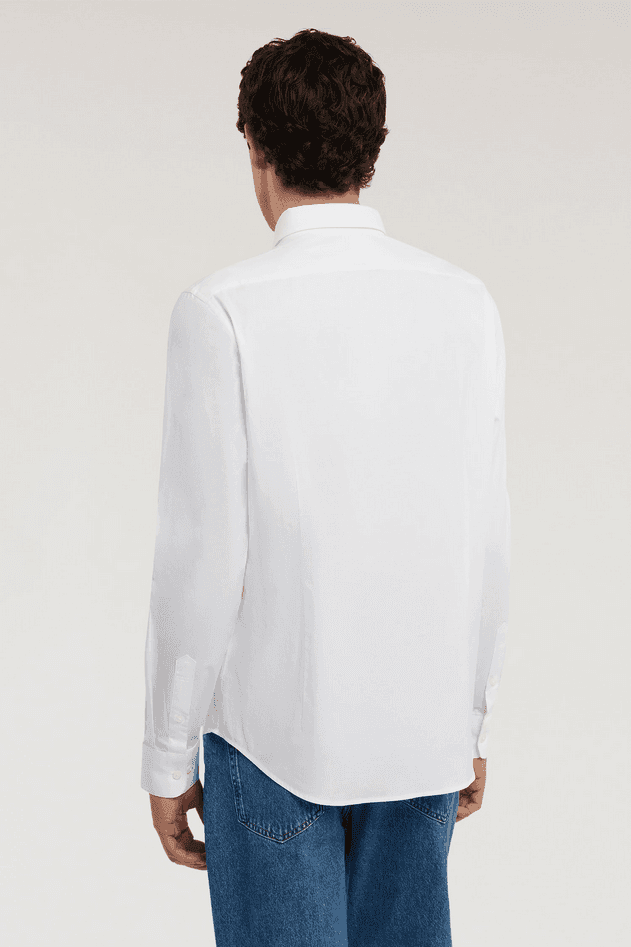 TRUSSARDI camicia slim fit uomo bianco - 3
