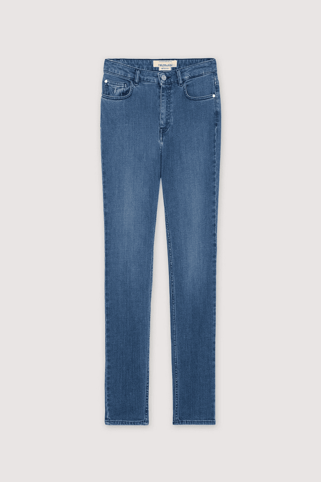 TRUSSARDI jeans skinny donna blue - 6