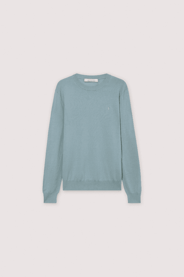 TRUSSARDI maglia girocollo uomo dark sky - 6