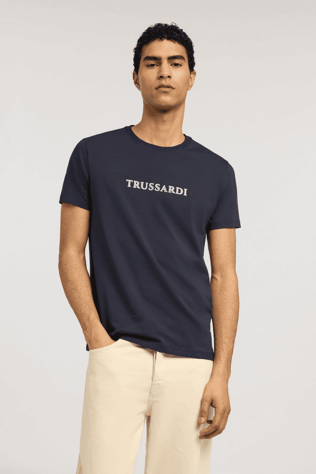 TRUSSARDI t-shirt uomo blue navy - 2