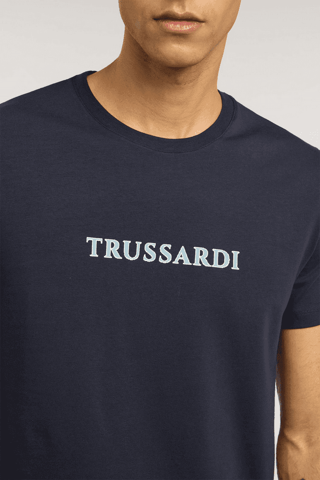 TRUSSARDI t-shirt uomo blue navy - 3