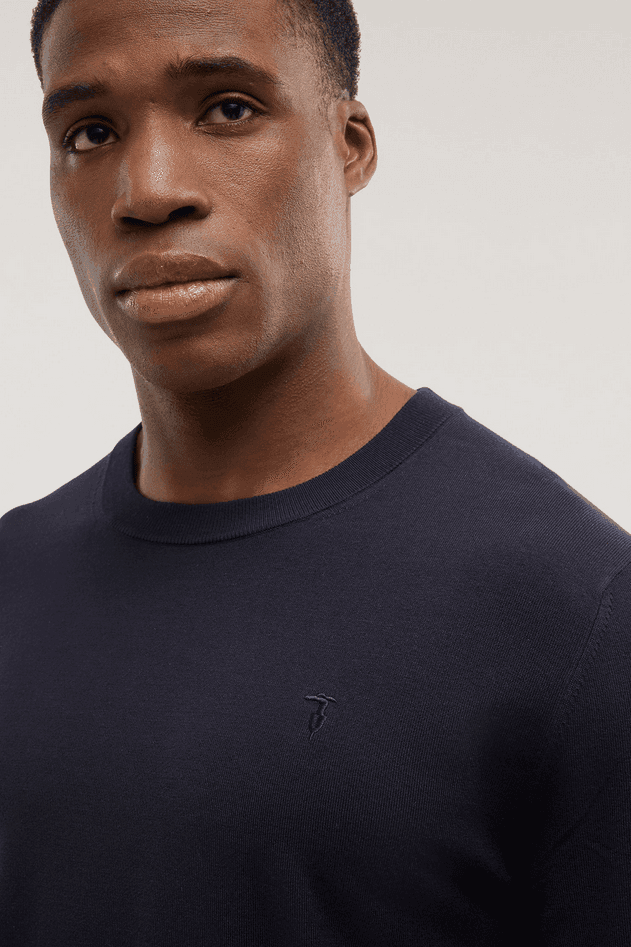 TRUSSARDI maglia uomo blu navy - 3