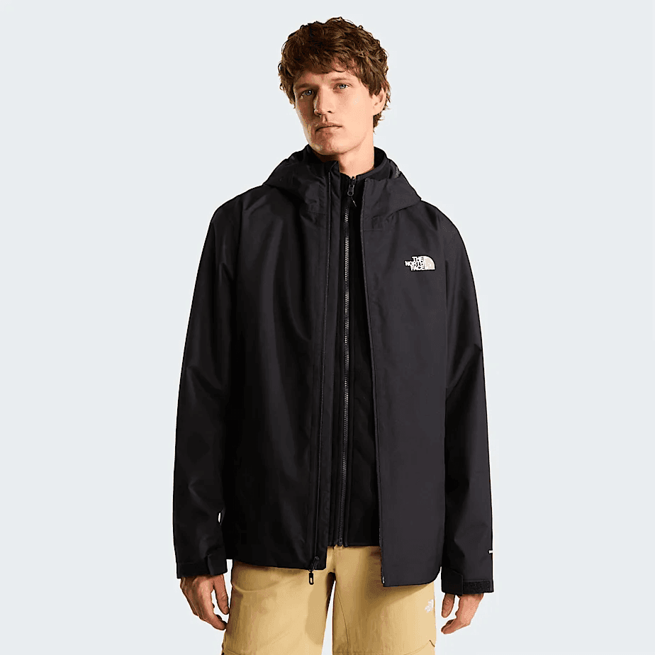 THE NORTH FACE giubbotto 3 in 1 uomo nero - 6
