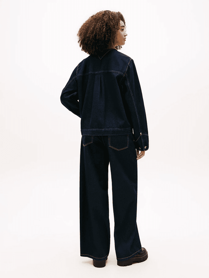 Tommy Hilfiger giubbino donna denim dark - 6