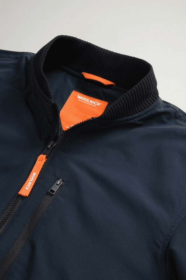 Woolrich giubbino bomber bambino blue - 2