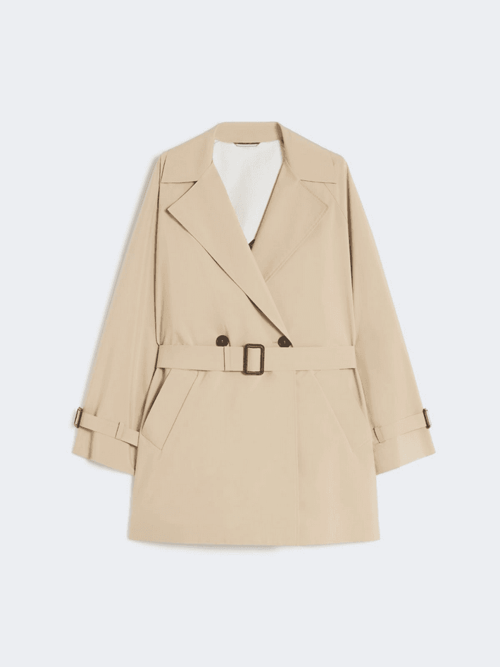 MAX MARA trench corto donna beige - 5