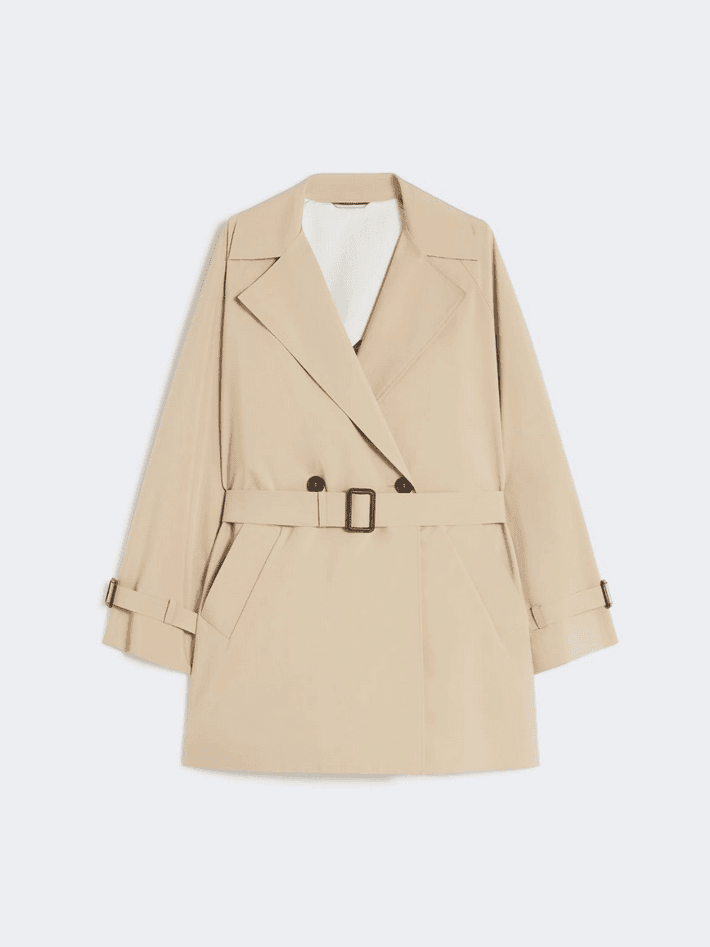 MAX MARA trench corto donna beige - 5