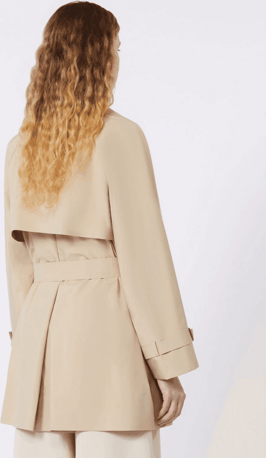 MAX MARA trench corto donna beige - 4