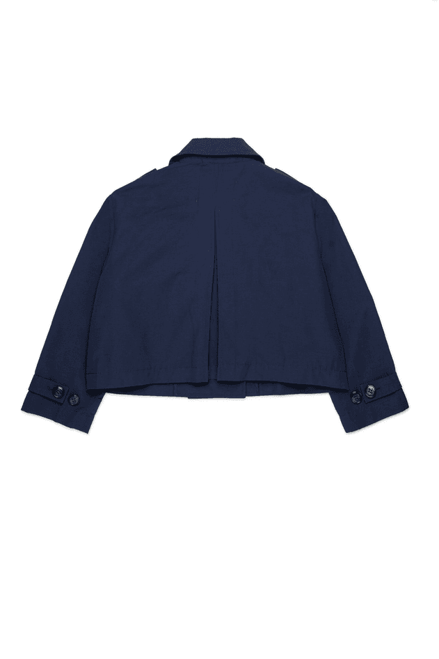 MAX&amp;CO KIDS trench corto bambina blu eclisse - 4