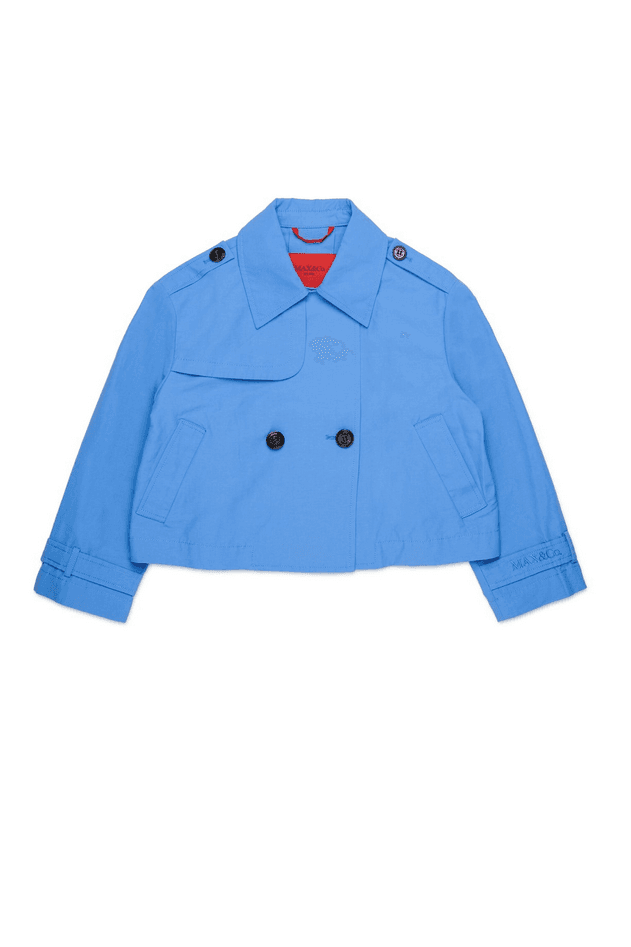 MAX&amp;CO KIDS trench corto bambina bluette - 5