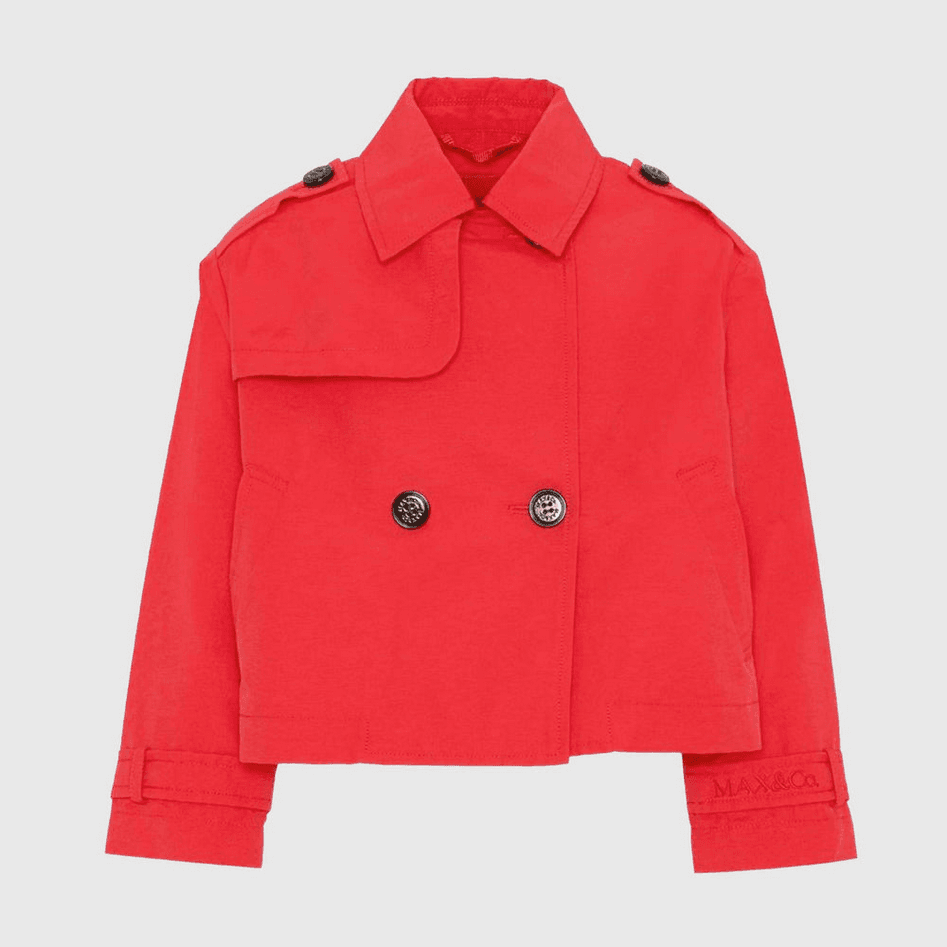 MAX&amp;CO KIDS trench corto bambina rosso - 3
