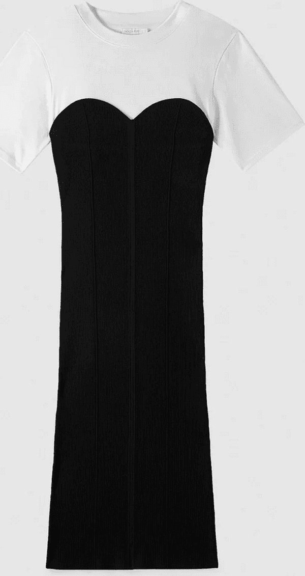 PATRIZIA PEPE abito donna bianco-nero - 7