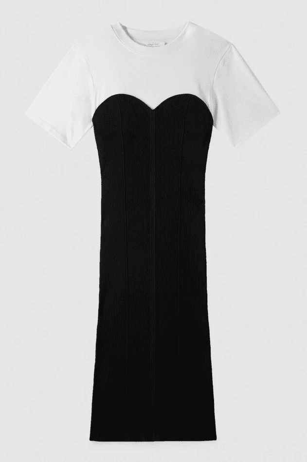 PATRIZIA PEPE abito donna bianco-nero - 7