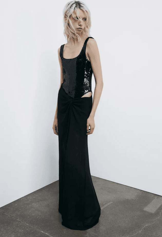 PATRIZIA PEPE abito lungo donna nero - 2