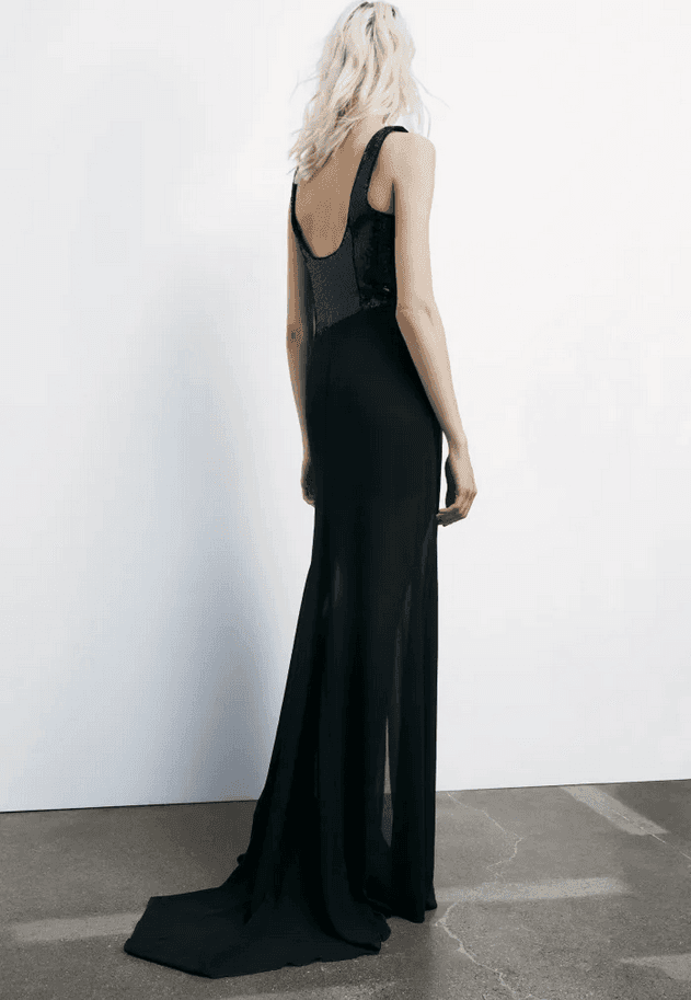 PATRIZIA PEPE abito lungo donna nero - 6