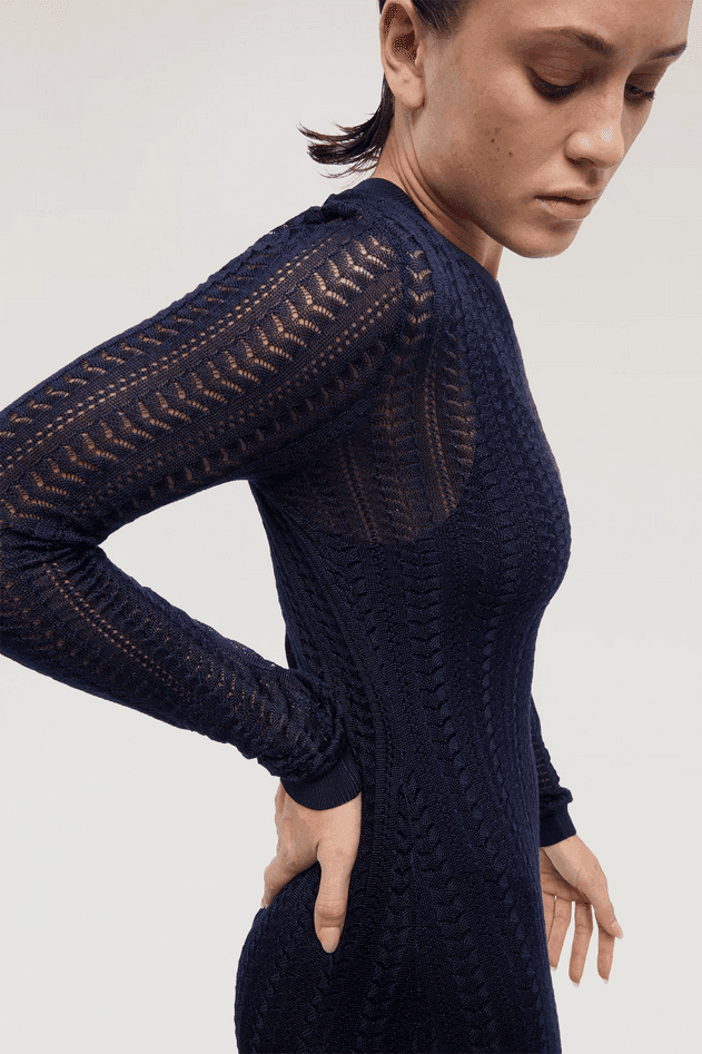 TRUSSARDI abito donna blue - 3
