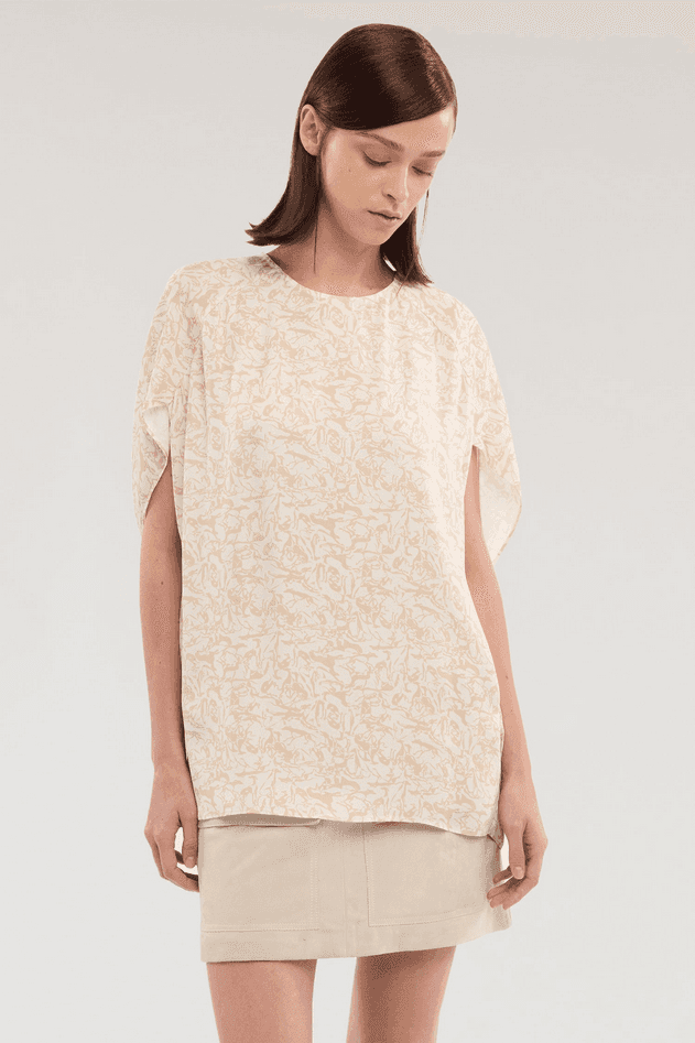TRUSSARDI blusa donna beige - 2