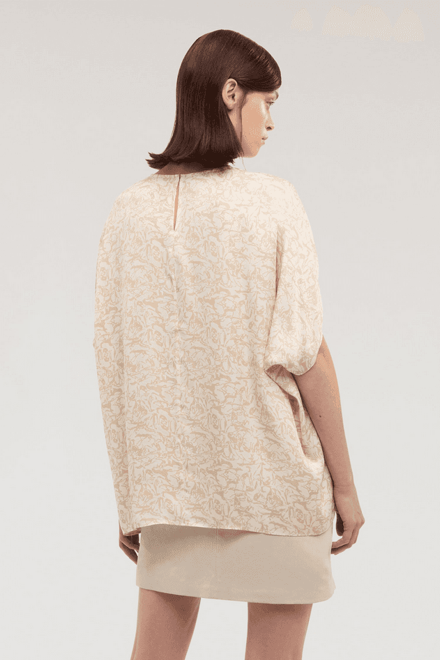 TRUSSARDI blusa donna beige - 3