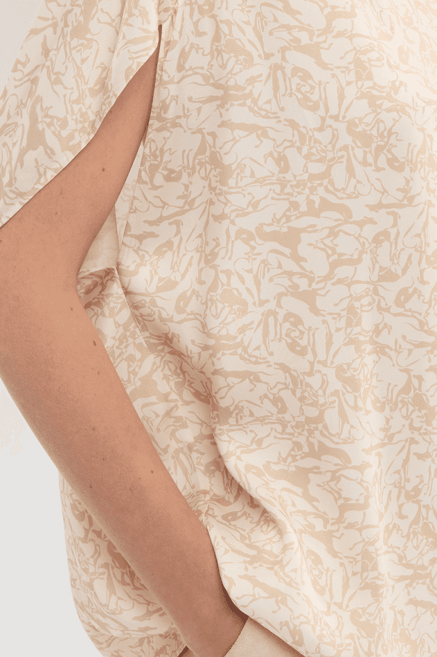 TRUSSARDI blusa donna beige - 4