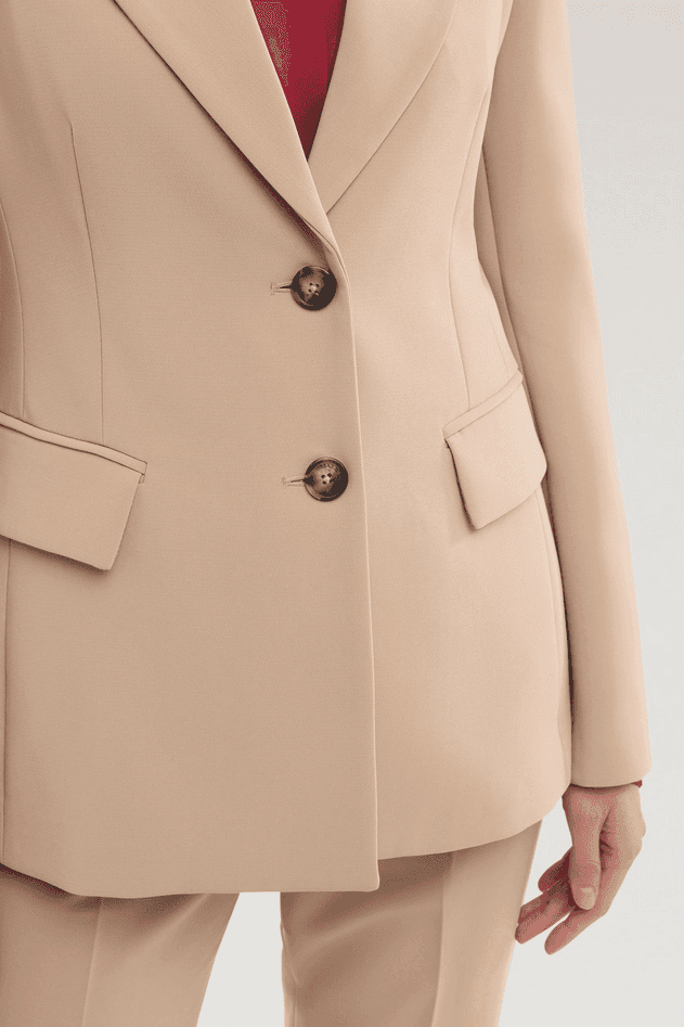 TRUSSARDI giacca in candy donna beige - 3