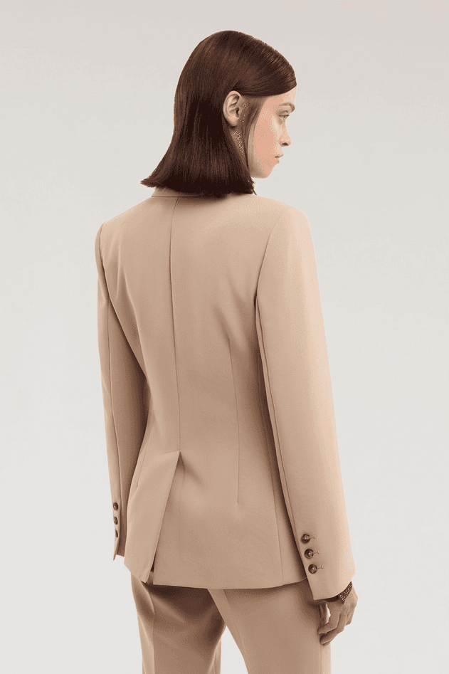 TRUSSARDI giacca in candy donna beige - 4
