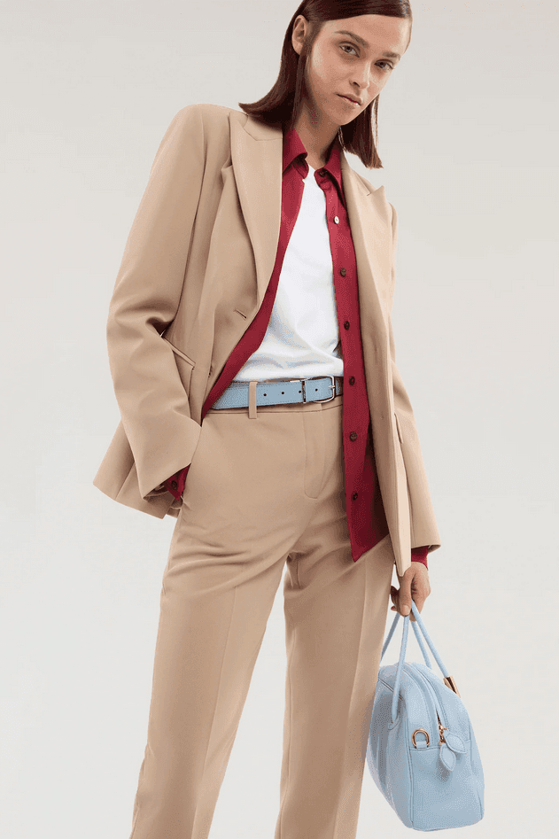 TRUSSARDI giacca in candy donna beige - 5