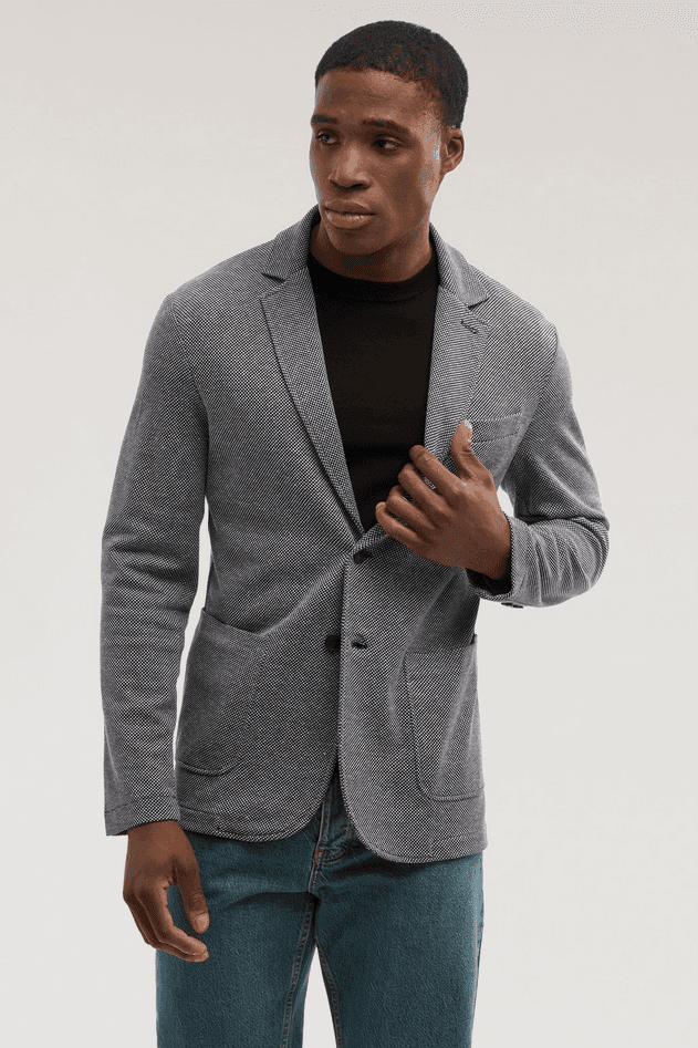 TRUSSARDI giacca uomo bianco-blue - 2