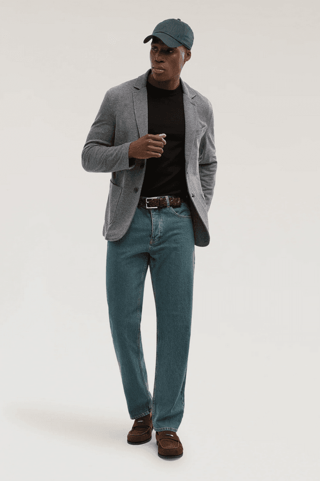 TRUSSARDI giacca uomo bianco-blue - 5