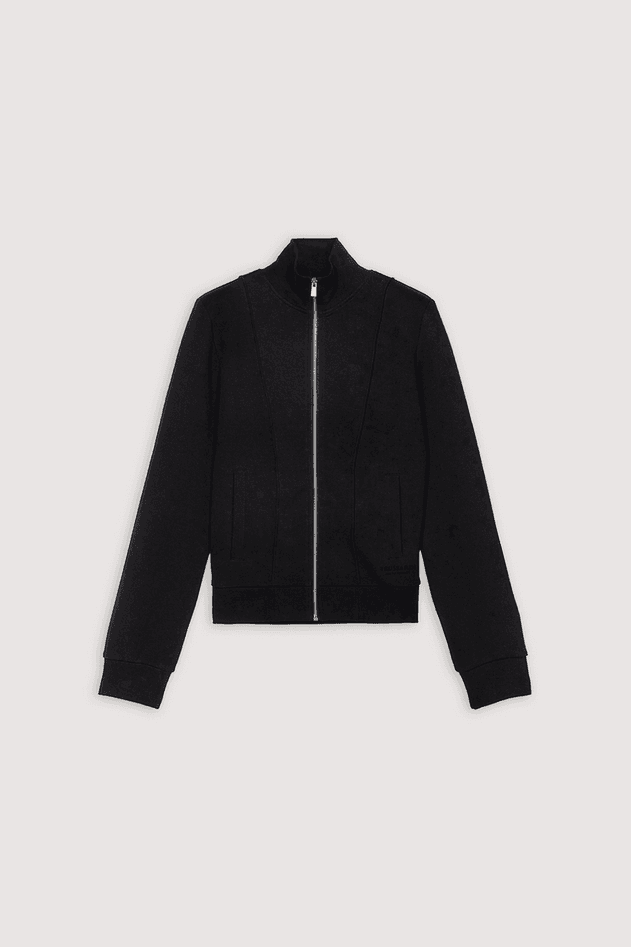 TRUSSARDI felpa con zip donna nero - 6