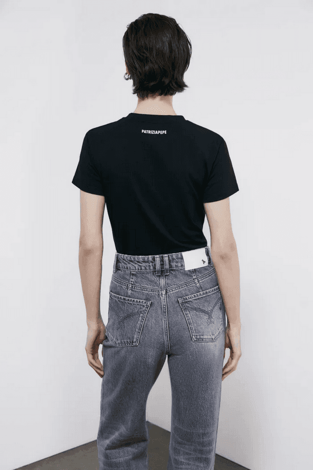PATRIZIA PEPE t-shirt donna nero - 4