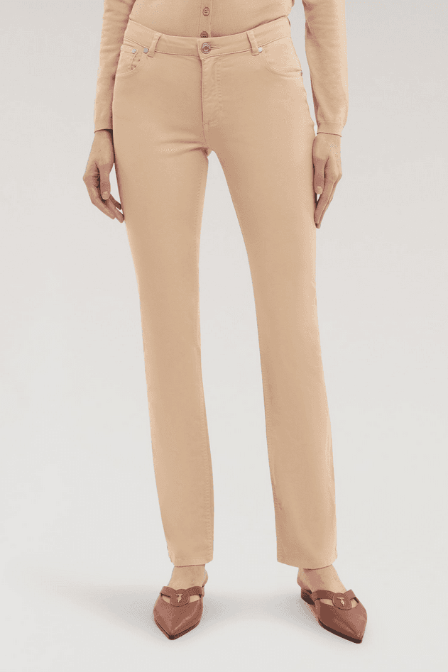TRUSSARDI pantalone slim fit donna beige - 2