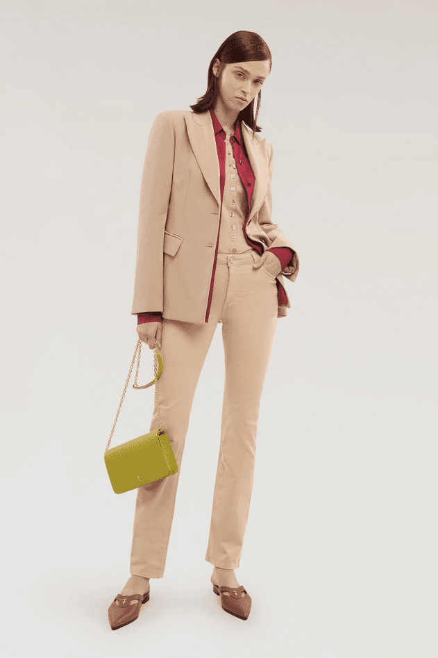 TRUSSARDI pantalone slim fit donna beige - 5
