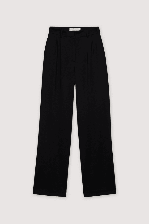 TRUSSARDI pantalone ampio donna nero - 6